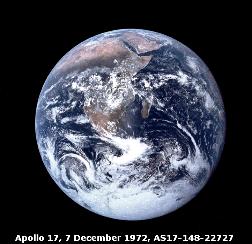 Earth by Apollo 17