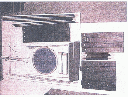 Solar Power Satellite Model and Stand Parts