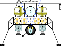 Lander with underslung amphibious "frog"