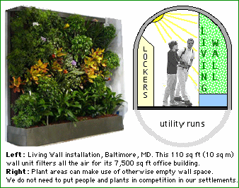 A Living Wall and Uses